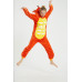 Onesie Kigurumi Dinosaure Orange