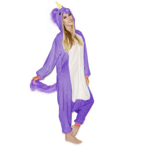 Onesie Kigurumi Licorne Violette