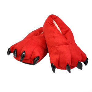 Chaussons kigurumi rouges