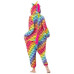 Onesie Kigurumi Licorne dragon arc-en-ciel